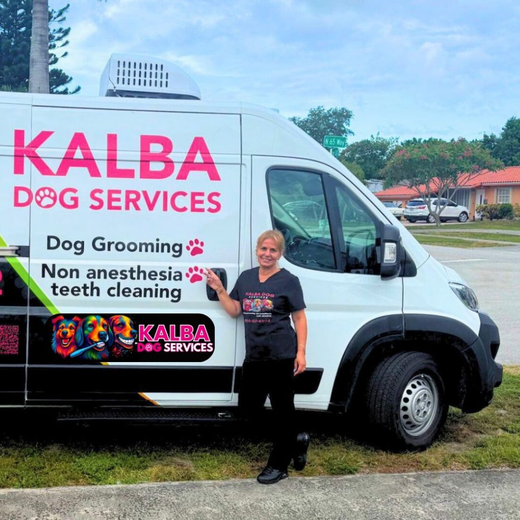 Grooming van ready for service in South Florida